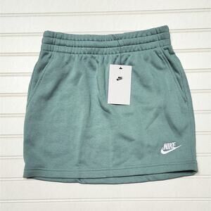 NWT Nike Sportswear Club Girls French Terry Skirt Size M Cannon